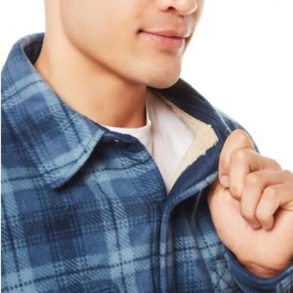 Weatherproof Blue Flannel Plaid Size XXL - Picture 4 of 10